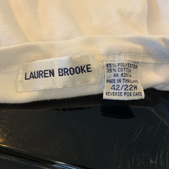 VTG 80‎ 90s Lauren Brooke Pullover Shirt Plus Sz 42/22W Embroidered Cottage READ - Picture 8 of 10
